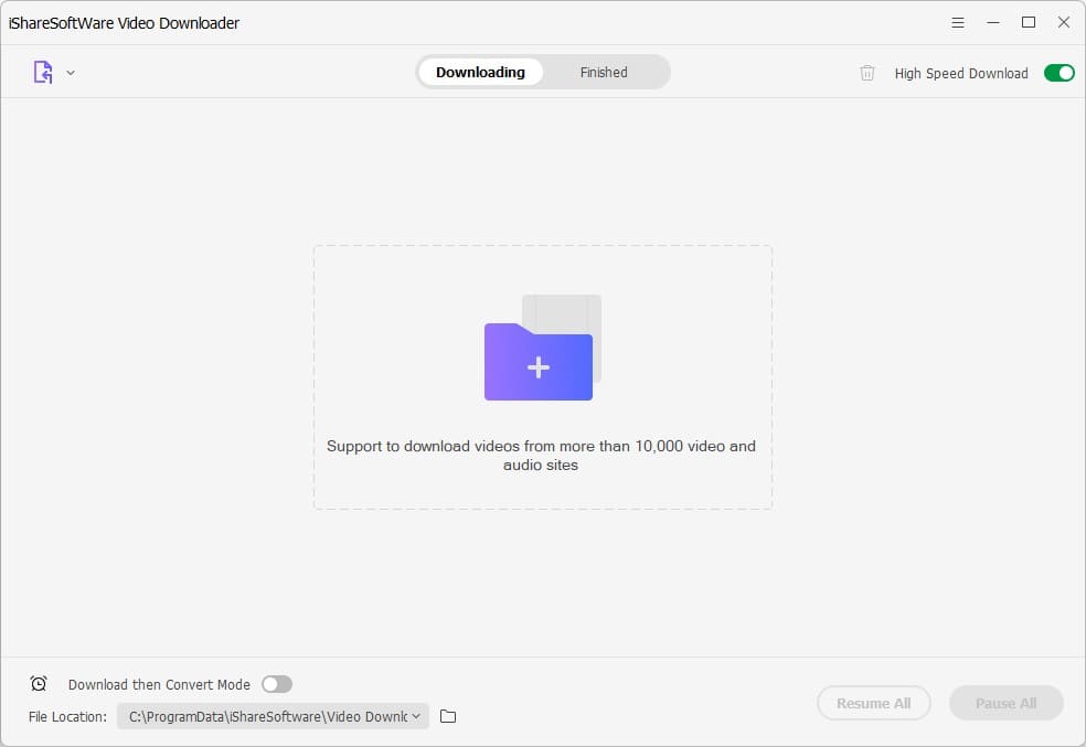 iShareSoftware Video Downloader